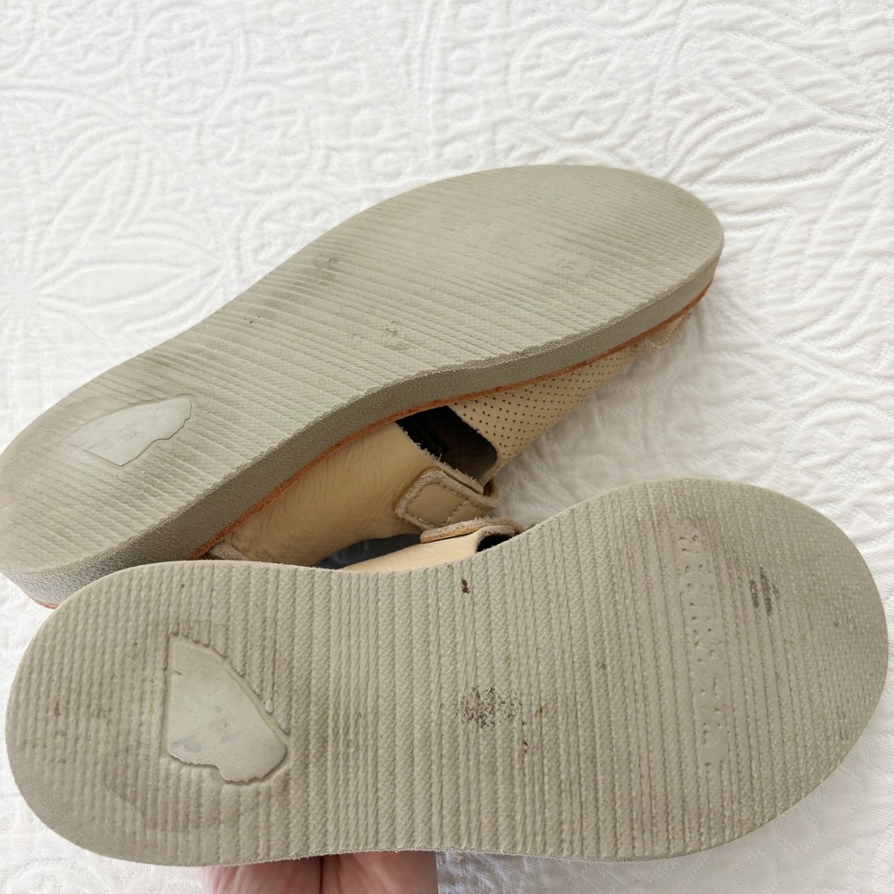Satorisan Women's Benirras Microperforated Flat Sandals, Cream (Sz 37, US 6-6.5) - Picture 8 of 8